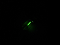 Malý tritiový přívěsek zelený